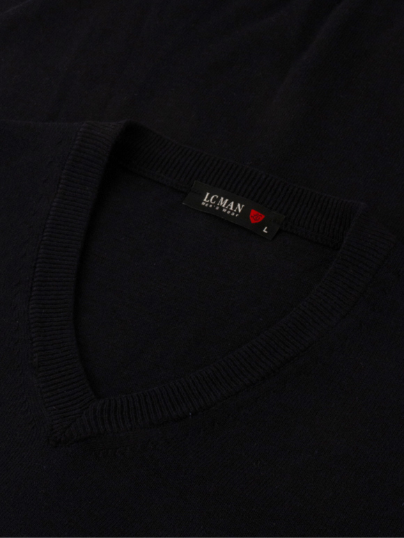 پلیور بافت یقه هفت مردانه