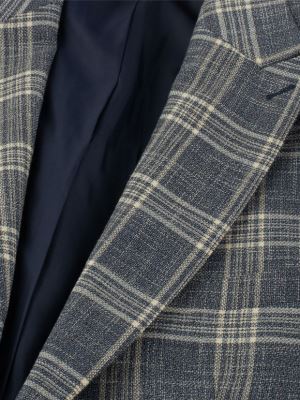 کت تک مردانه چهارخانه ال سی من 152