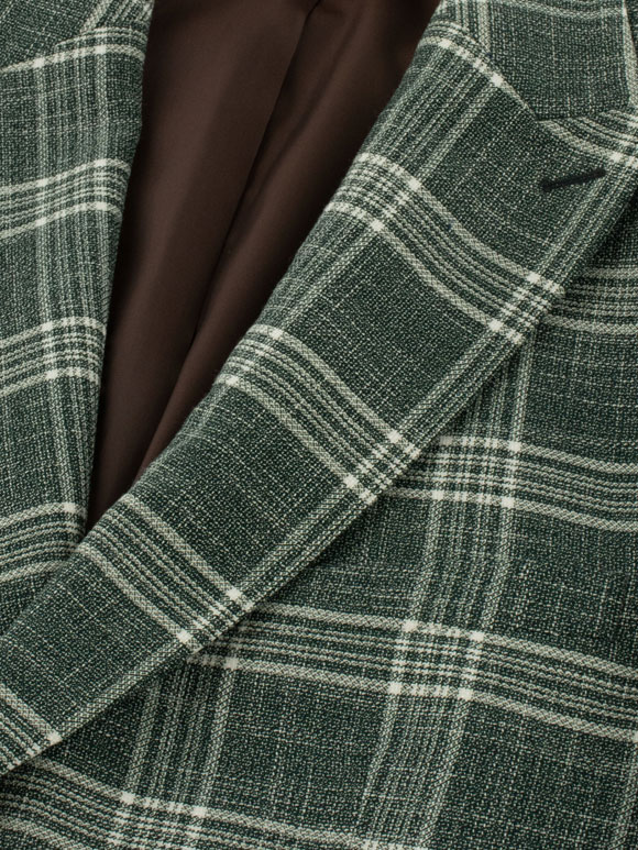 کت تک مردانه چهارخانه ال سی من 152