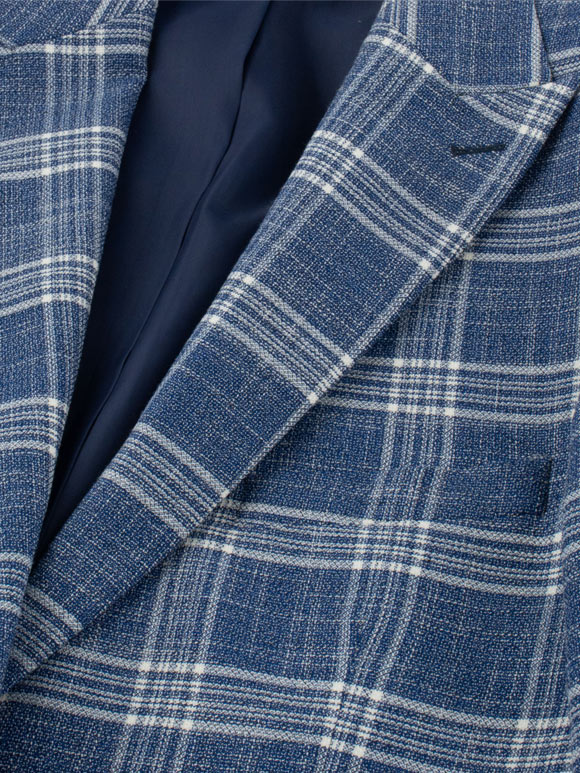 کت تک مردانه چهارخانه ال سی من 152