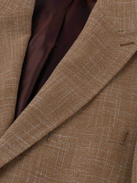 کت تک مردانه قهوه ای ال سی من 104