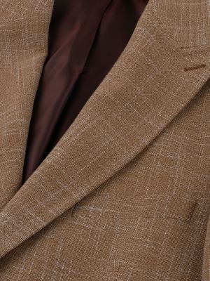 کت تک مردانه قهوه ای ال سی من 104