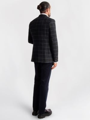 کت تک مردانه چهارخانه ال سی من 153