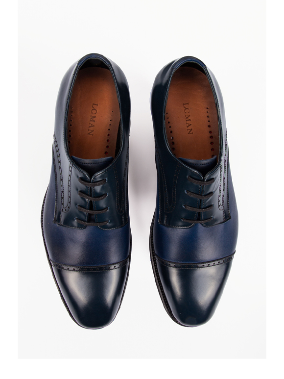 کفش چرم بنددارزیره پلاستیک بروشاپ 362