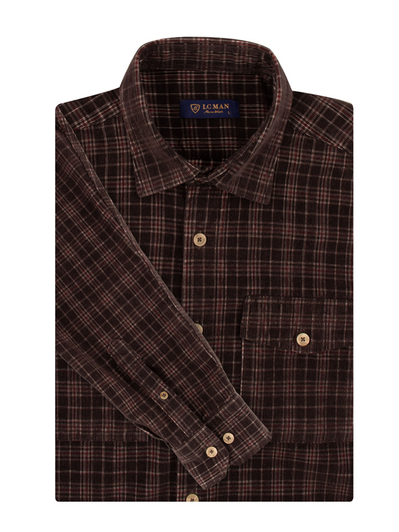 پیراهن زمستانه مردانه آستین بلند ال سی من 3