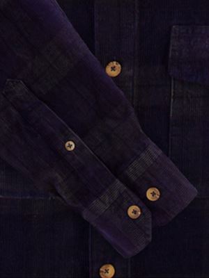 پیراهن زمستانه چهارخانه آستین بلند ال سی من 