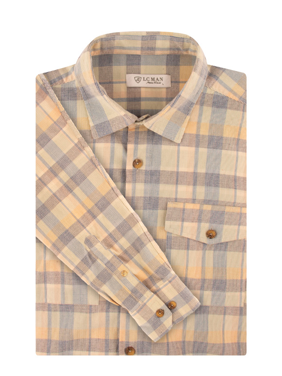 پیراهن زمستانه مردانه آستین بلند ال سی من 5