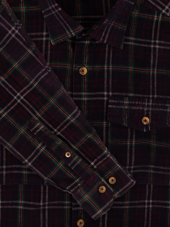 پیراهن چهارخانه زمستانه آستین بلند ال سی من 3