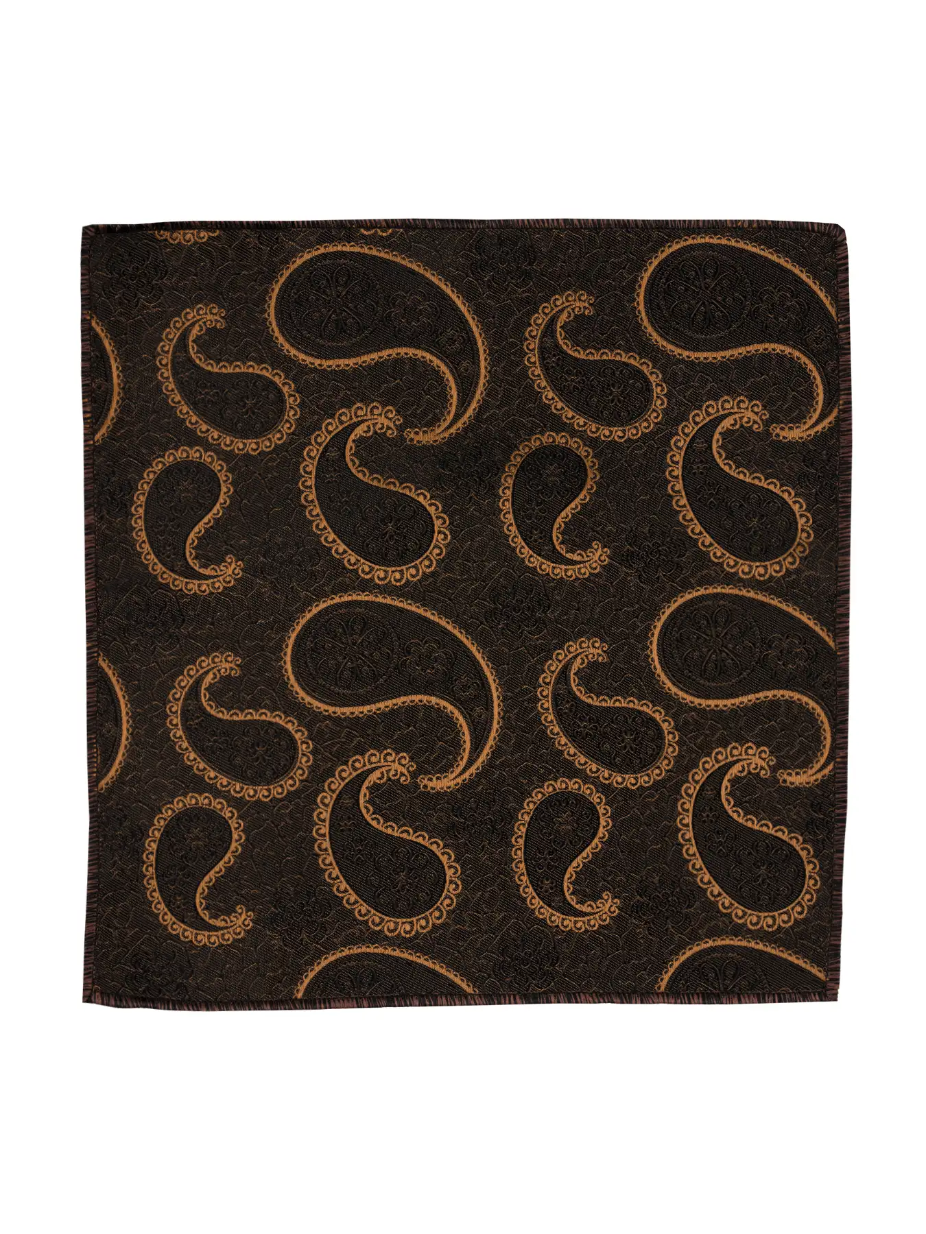 کراوات طرح بوته جقه ای قهوه ای 1