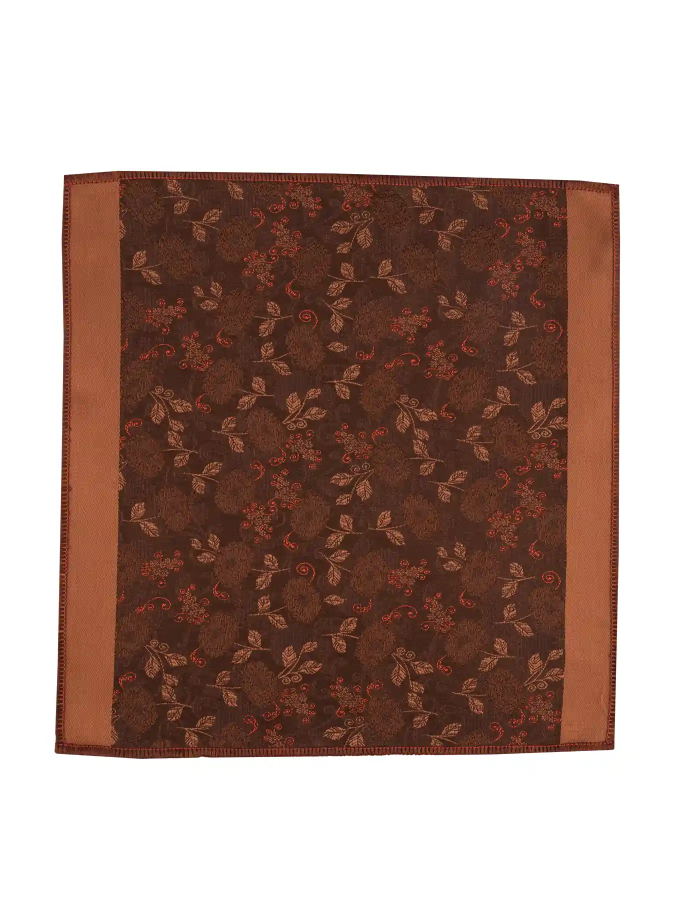 کروات قهوه ای طرح گل ال سی من