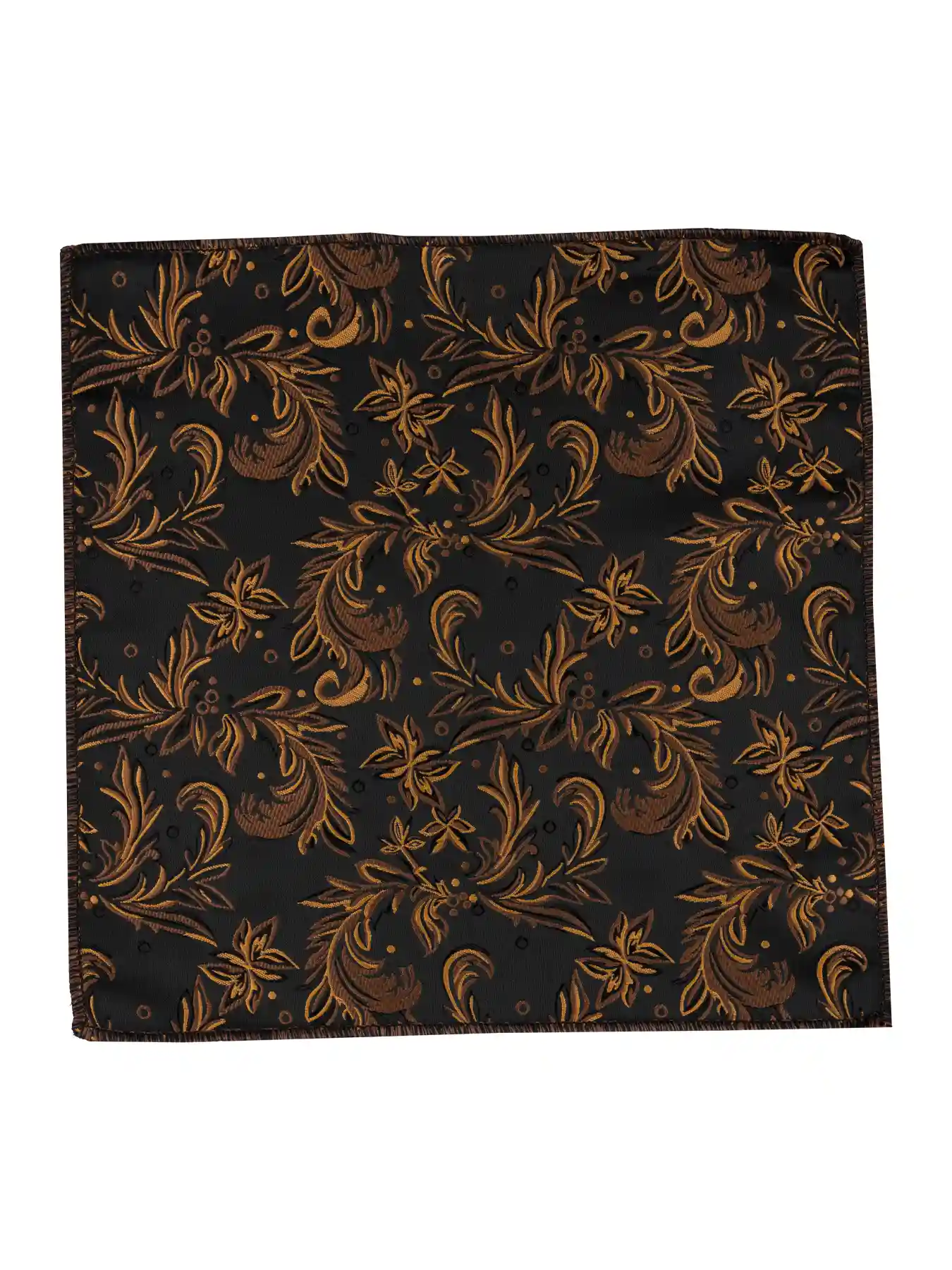 کروات قهوه ای طرح دار ال سی من