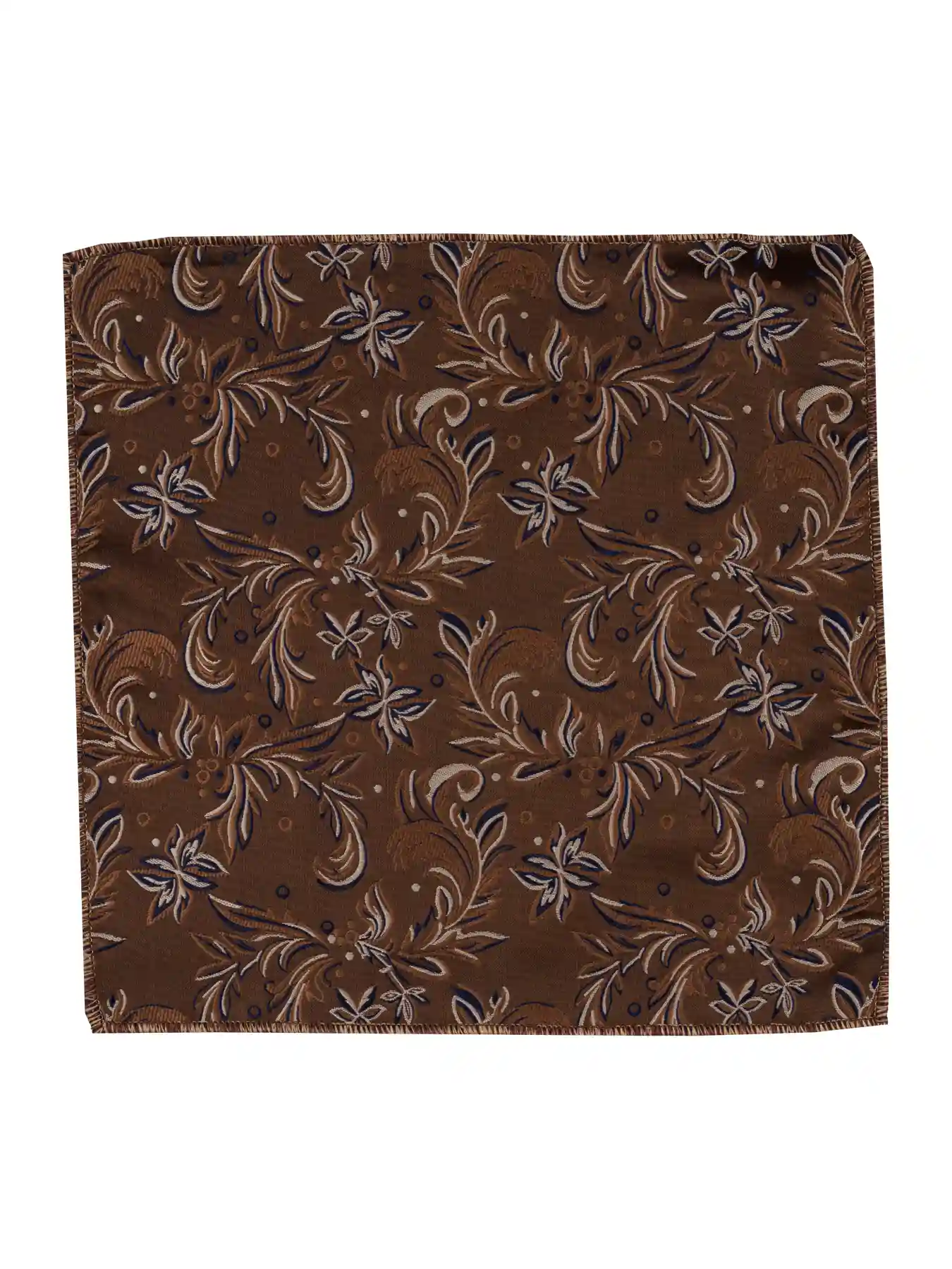 کروات قهوه ای طرح دار ال سی من 1