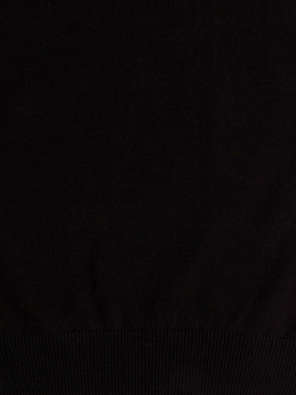 پلیور مردانه مشکی بافت یقه اسکی