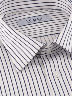 پیراهن مردانه راه راه آستین بلند ال سی من 098