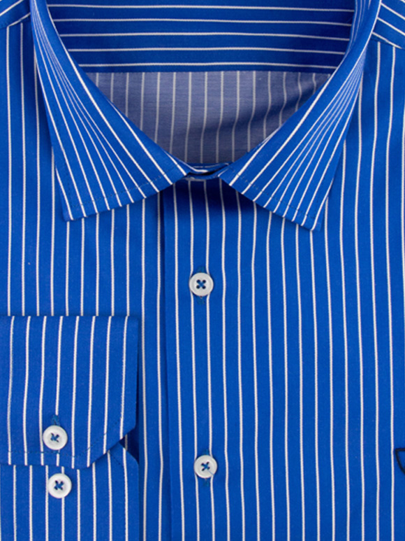 پیراهن مردانه راه راه آستین بلند  ال سی من 098