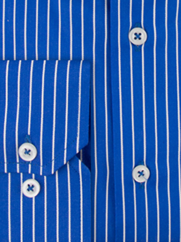 پیراهن مردانه راه راه آستین بلند  ال سی من 098