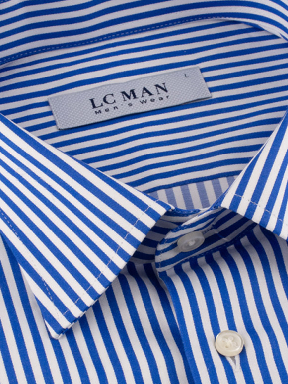 پیراهن مردانه راه راه آستین بلند ال سی من 103