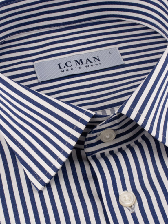 پیراهن مردانه راه راه آستین بلند ال سی من 103