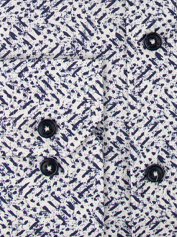 پیراهن مردانه طرح دار آستین بلند ال سی من 108