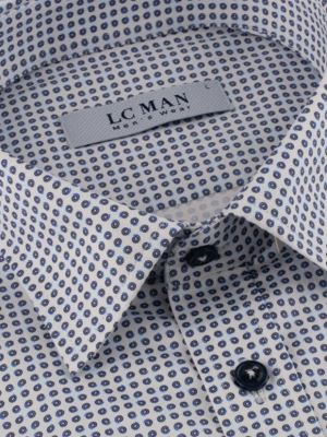 پیراهن مردانه طرح دار آستین بلند ال سی من 109