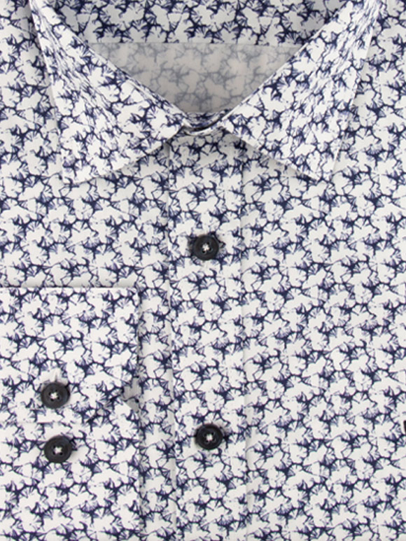 پیراهن مردانه طرح دار آستین بلند ال سی من 110