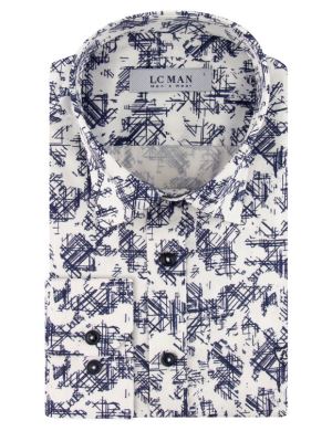 پیراهن مردانه آستین بلند ال سی من 111