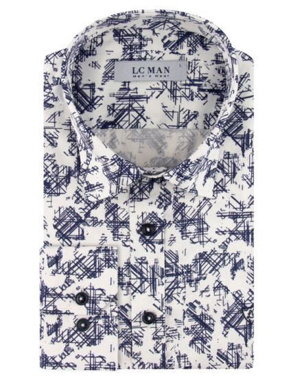 پیراهن مردانه آستین بلند ال سی من 111