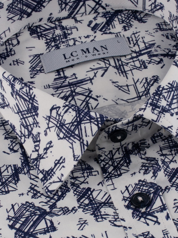 پیراهن مردانه آستین بلند ال سی من 111