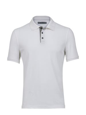 پولوشرت سفید مردانه آستین کوتاه ال سی من 176