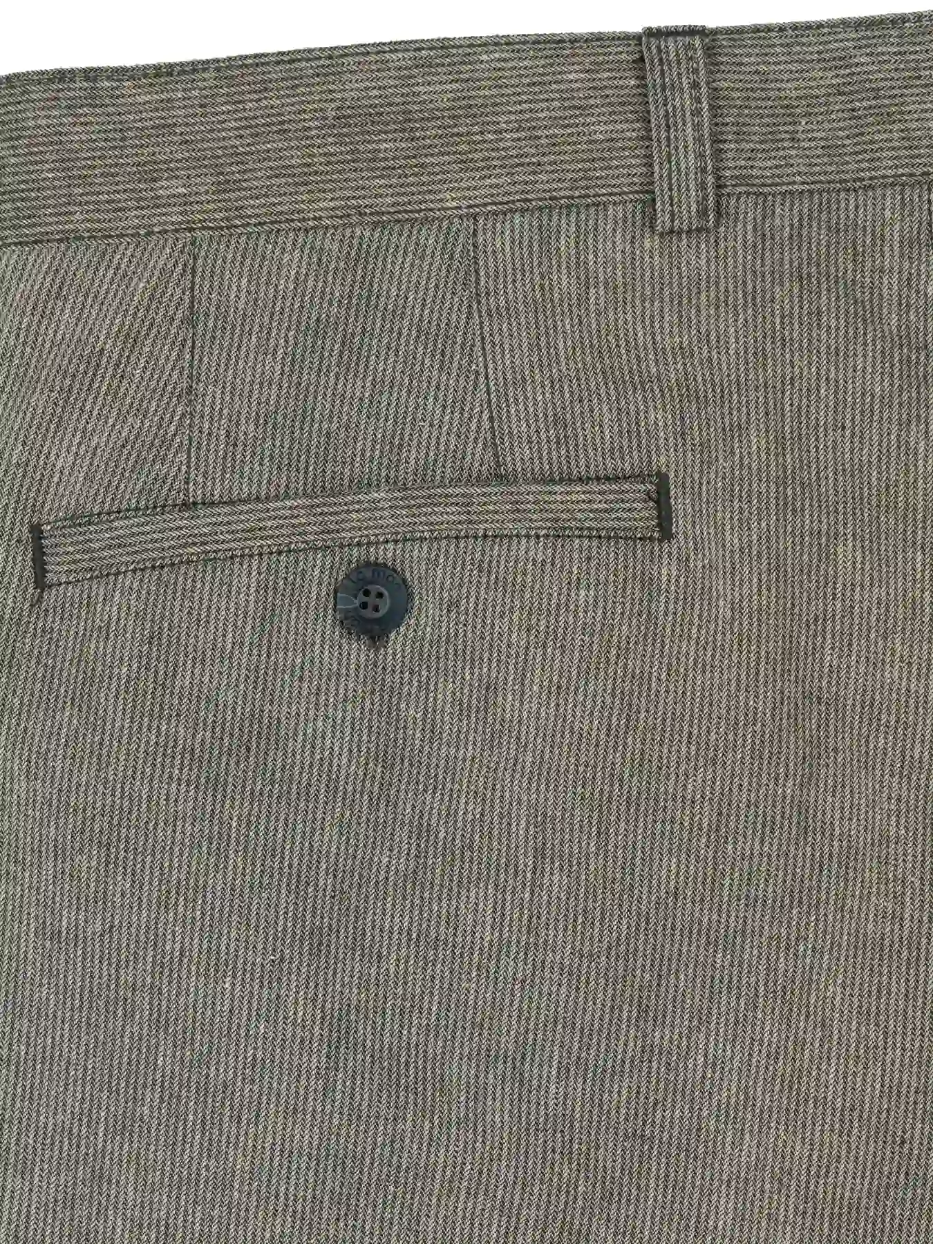 شلوار کتان سبز زیتونی ال سی من