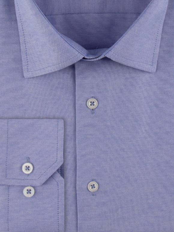 پیراهن مردانه آبی آستین بلند ال سی من 119