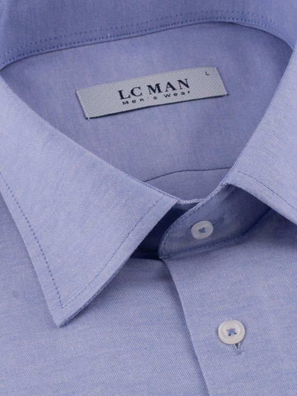 پیراهن مردانه آبی آستین بلند ال سی من 119