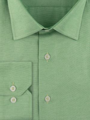 پیراهن مردانه سبز آستین بلند ال سی من 119