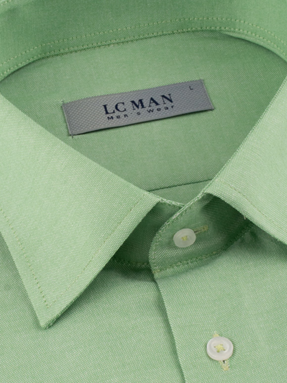 پیراهن مردانه سبز آستین بلند ال سی من 119