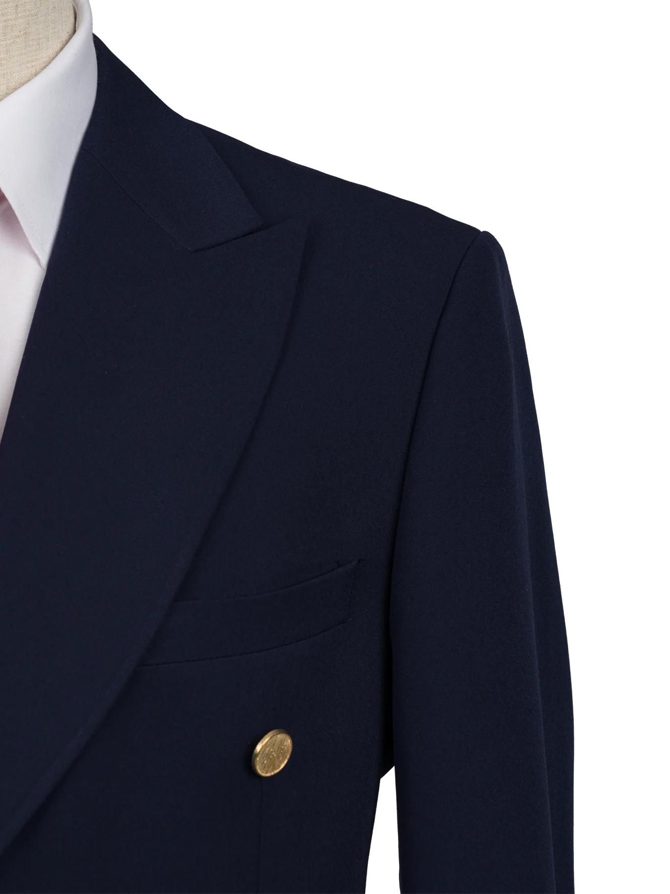 کت و شوار دبل برست سرمه ای ال سی من