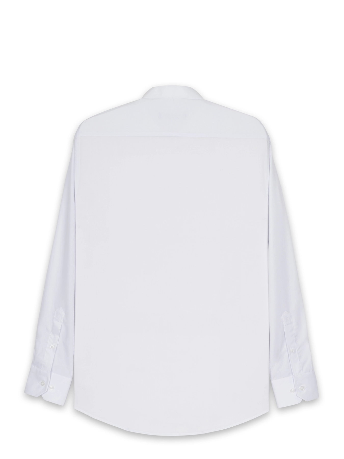 پیراهن سفید یقه دیپلمات آستین بلند ال سی من 61