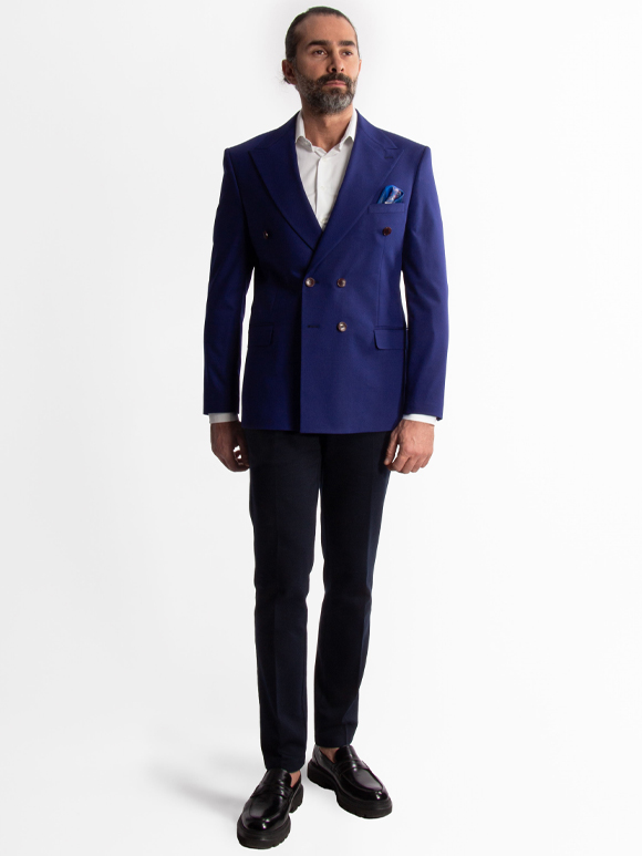 کت تک مردانه سرمه ای ال سی من