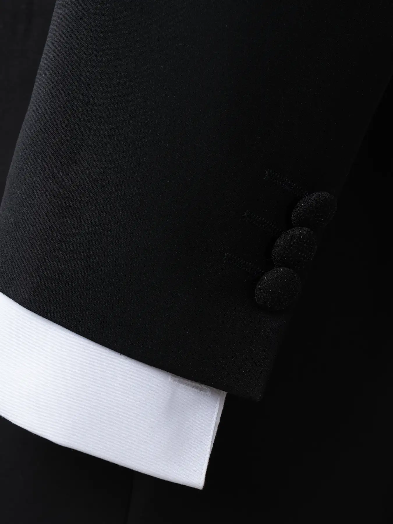 کت و شلوار و ژیله مشکی دامادی - مجلسی 