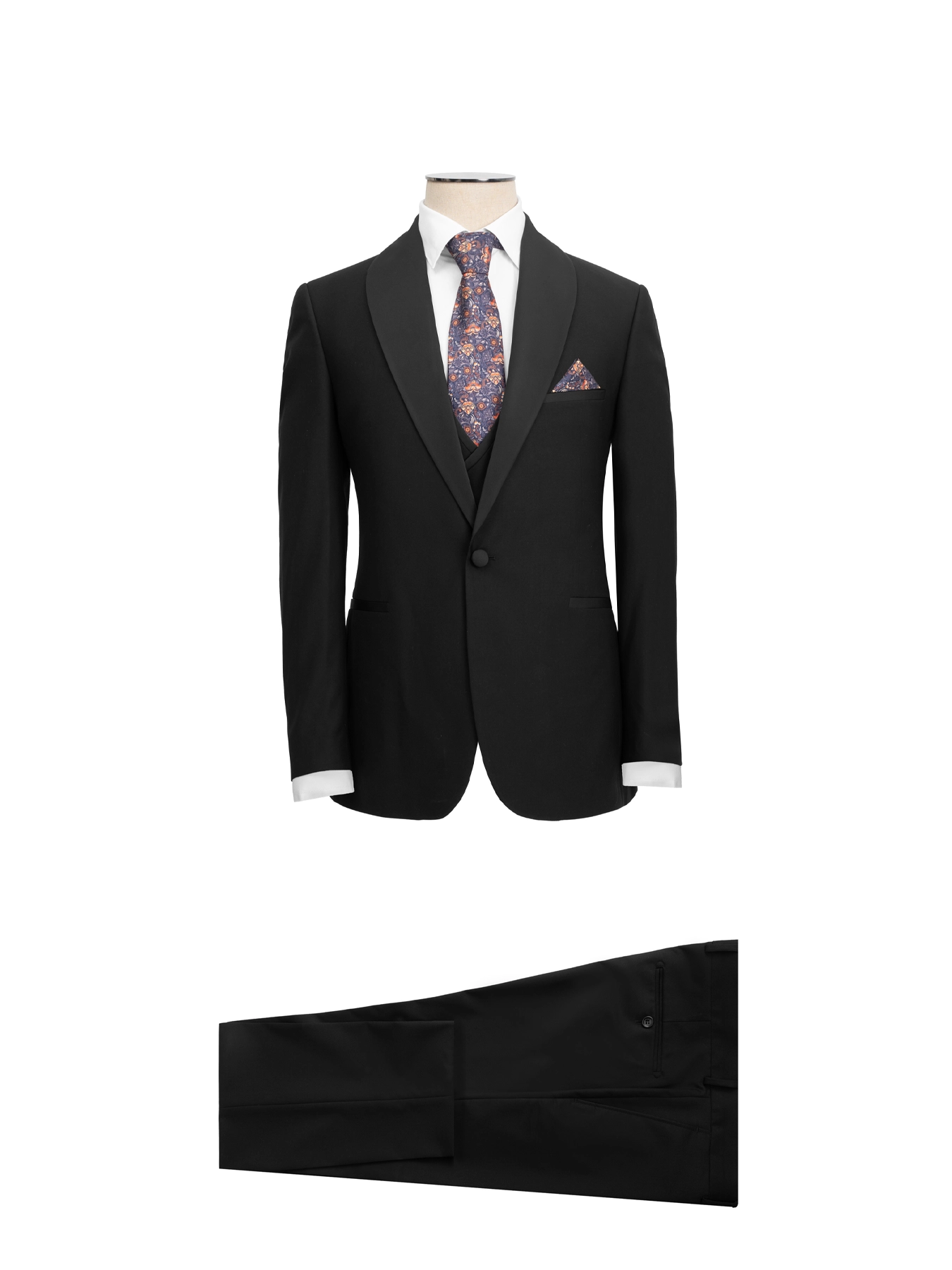 کت و شلوار و ژیله مشکی دامادی،مجلسی 24