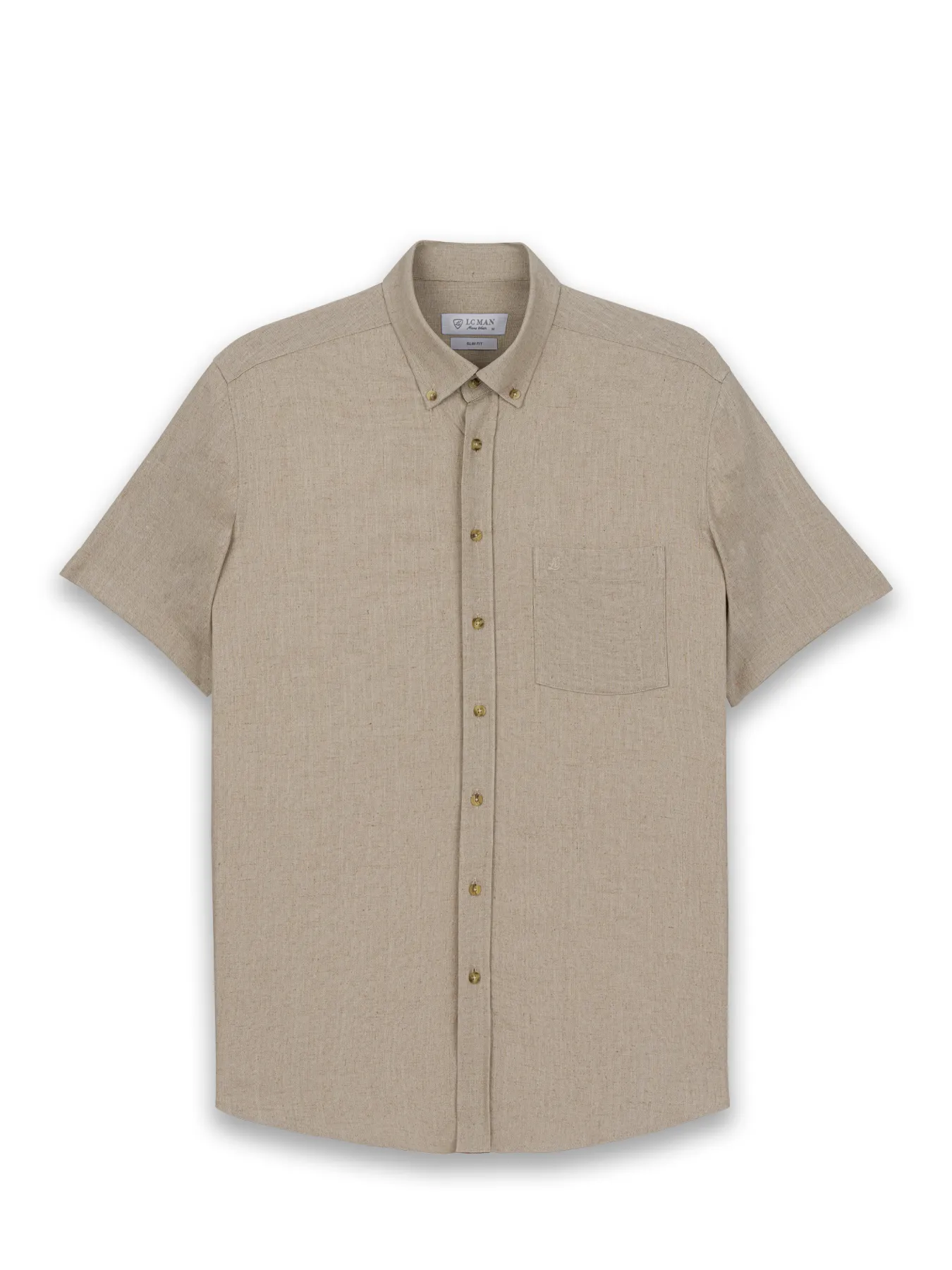 پیراهن آستین کوتاه کرم ال سی من 67