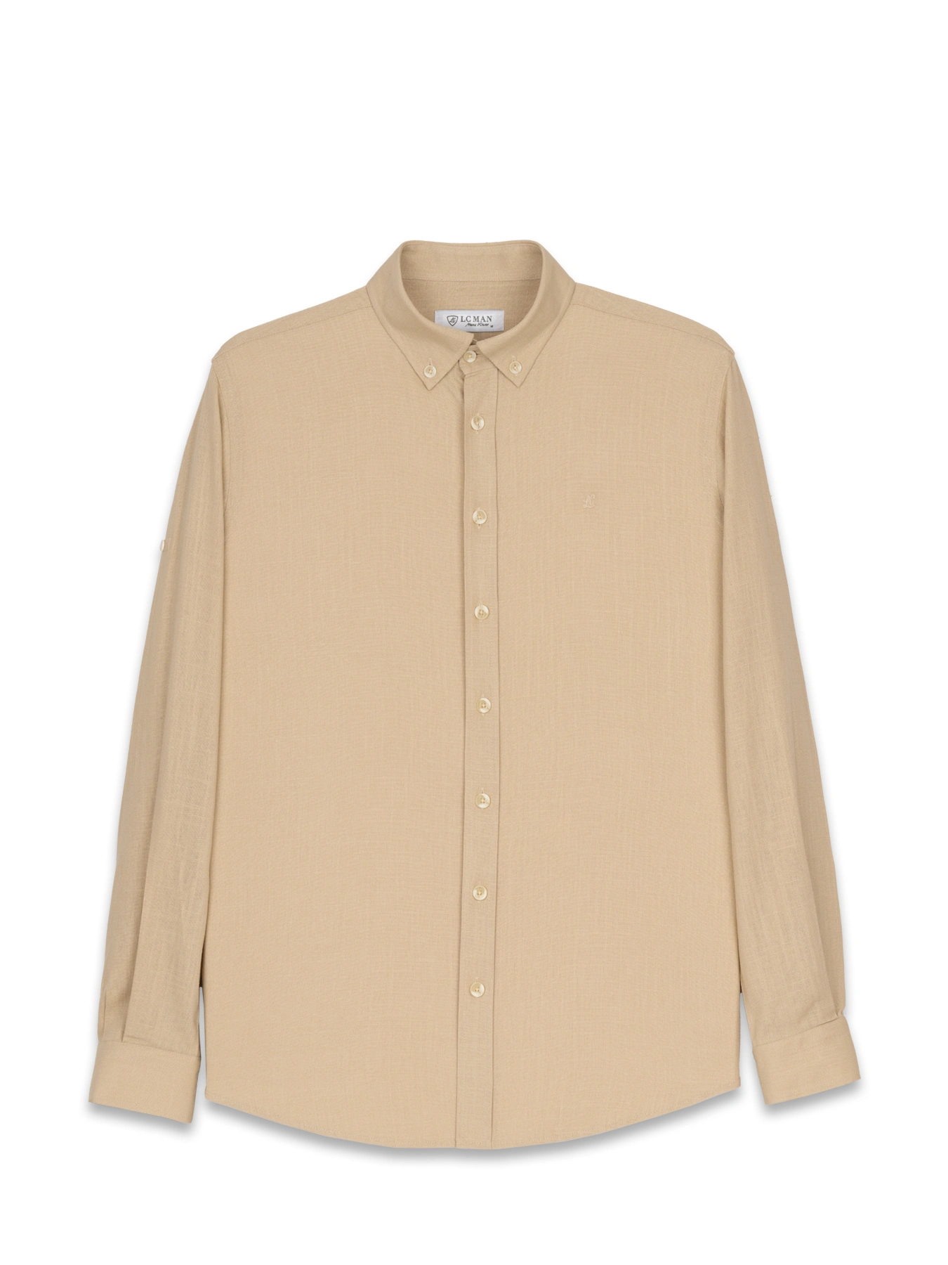 پیراهن آستین بلند کرم ال سی من 69