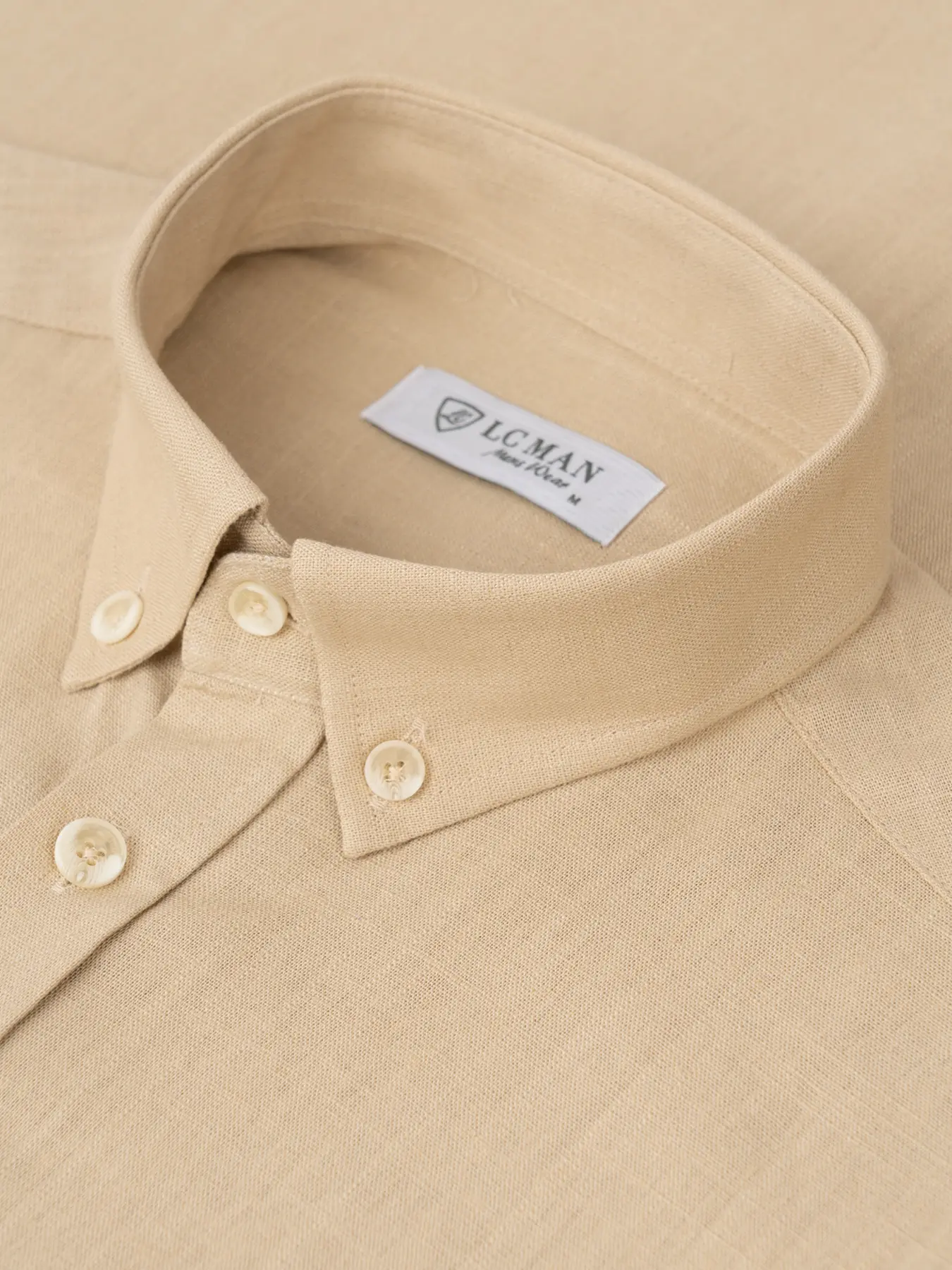 پیراهن آستین بلند کرم ال سی من 69