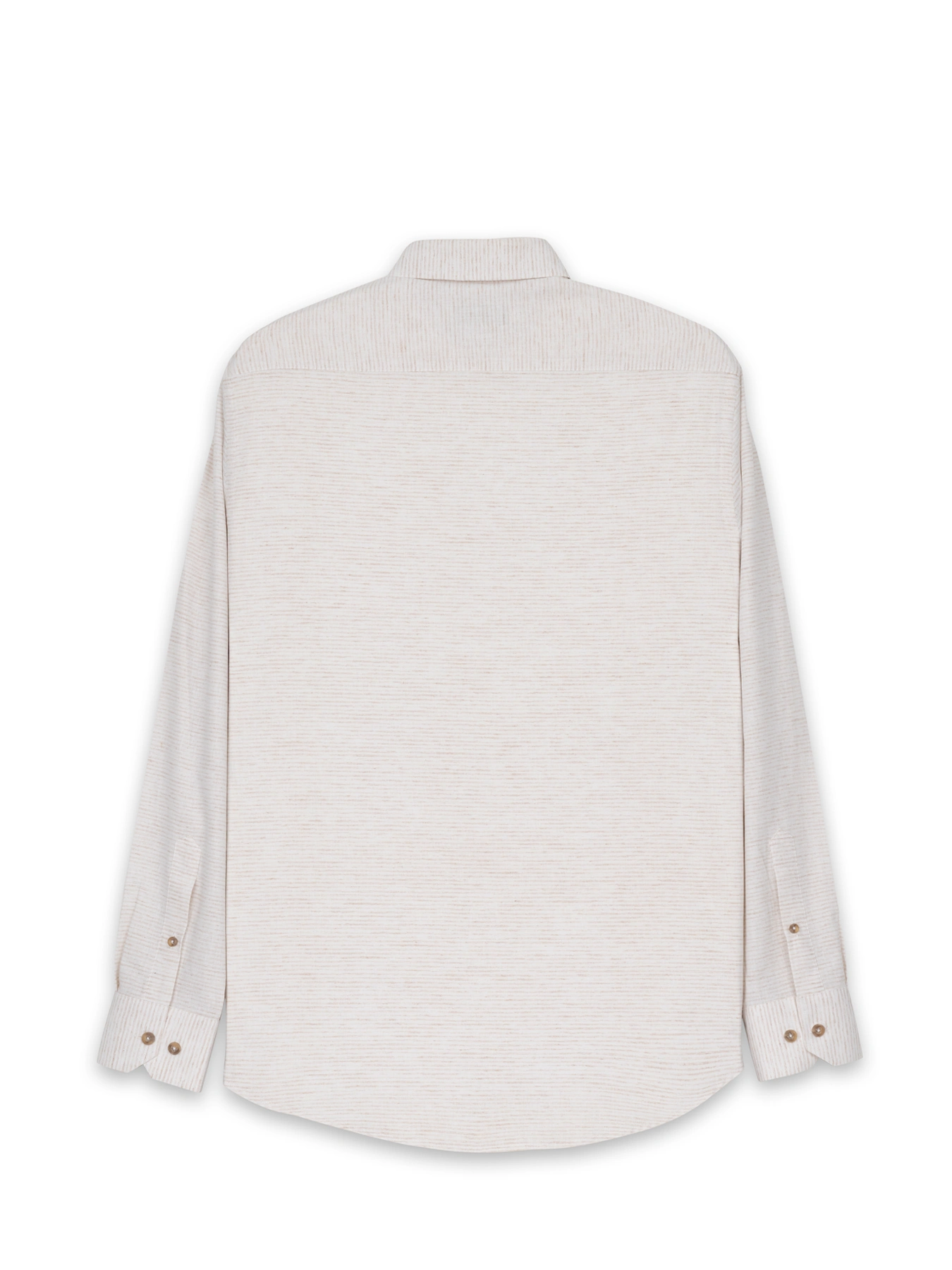 پیراهن آستین بلند راه راه کرم ال سی من 87