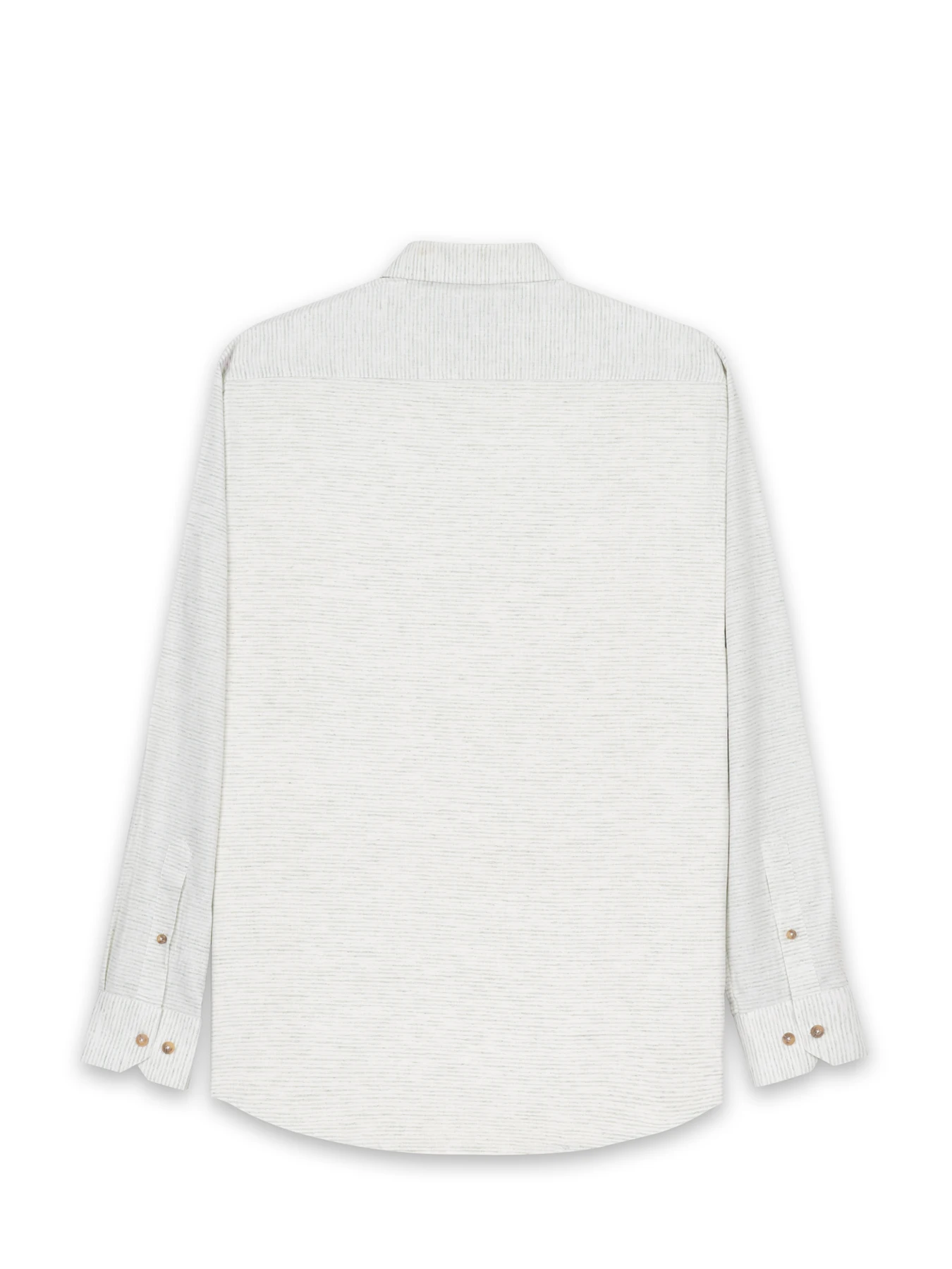 پیراهن آستین بلند راه راه سبز ال سی من 87