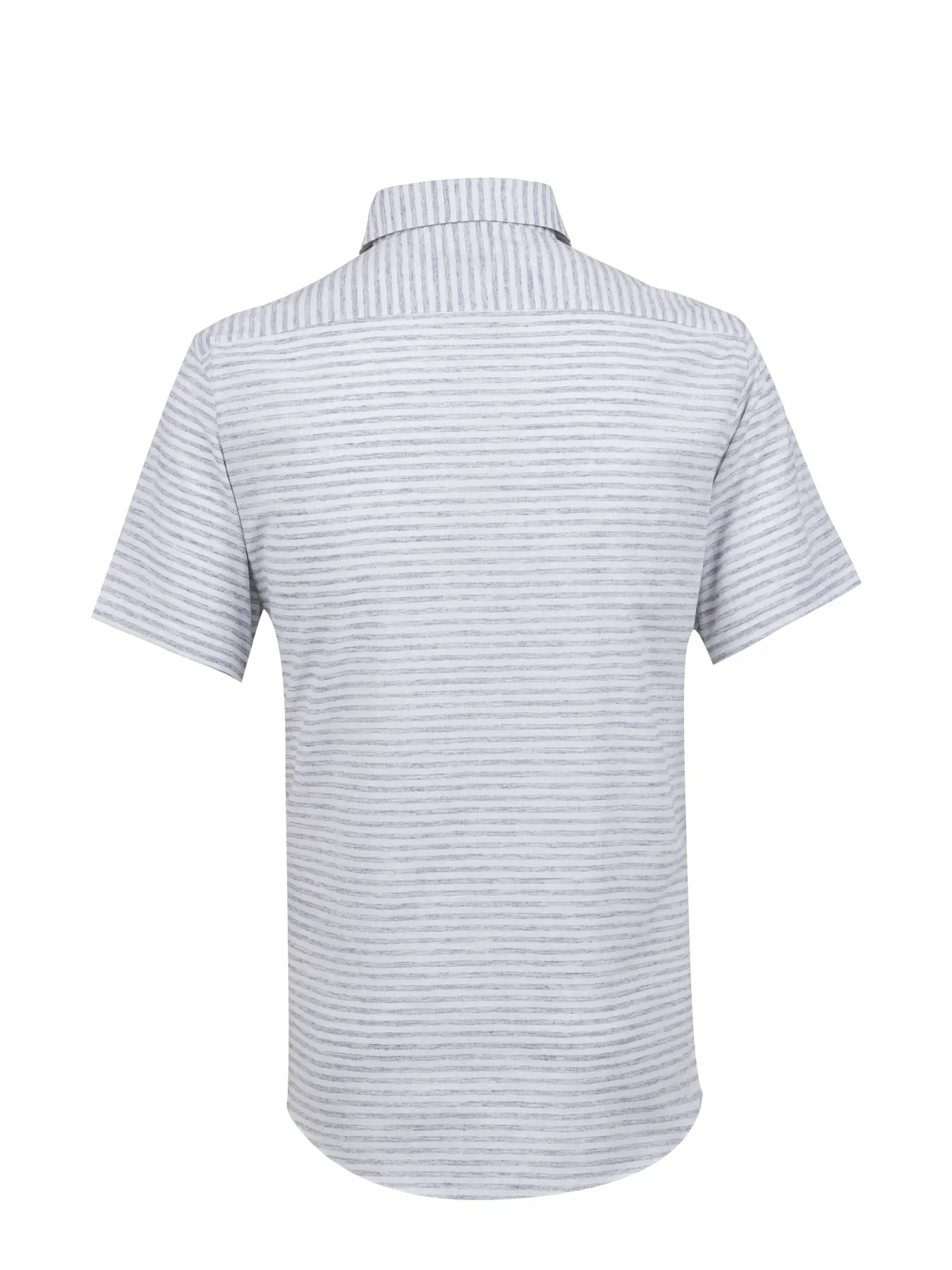 پیراهن آستین کوتاه سرمه ای راه راه ال سی من