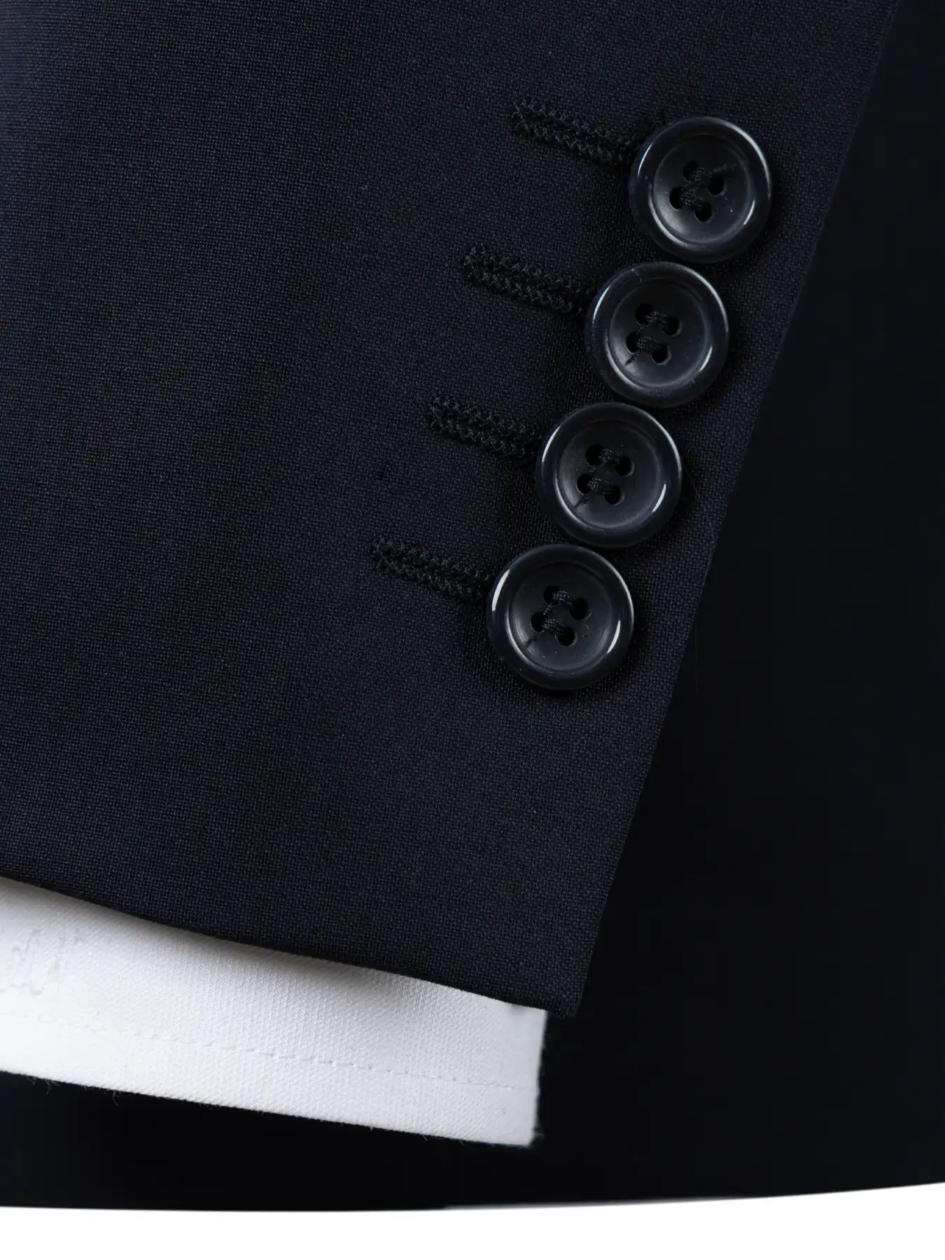 کت و شلوار و ژیله سرمه ای ساده ال سی من 25