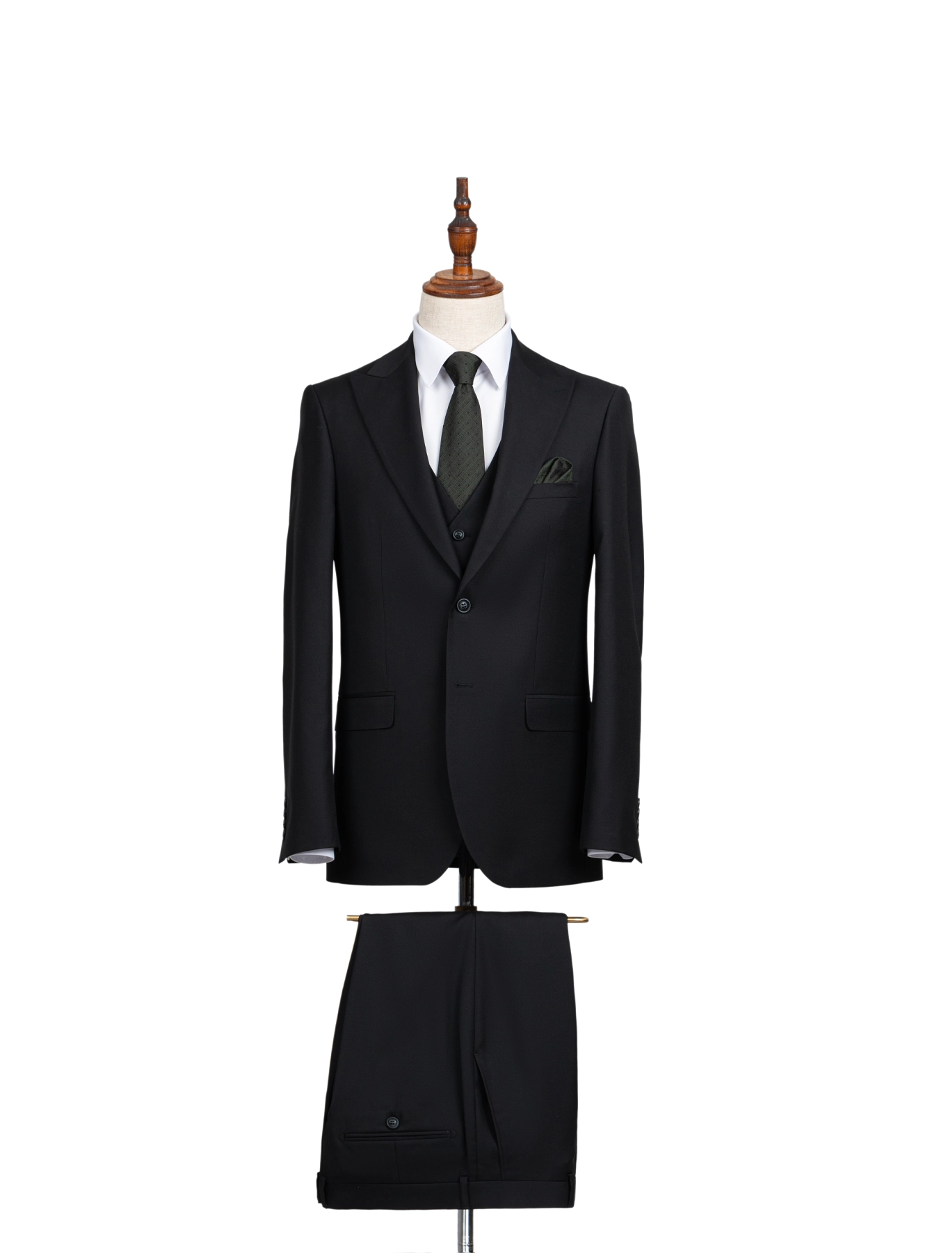 کت و شلوار و ژیله مشکی ال سی من 41