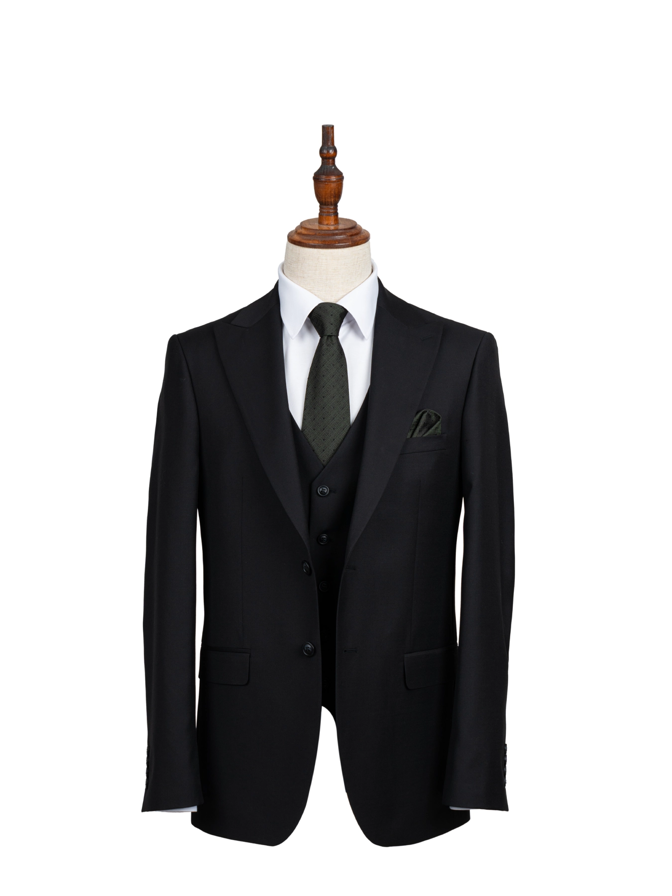 کت و شلوار و ژیله مشکی ال سی من 41