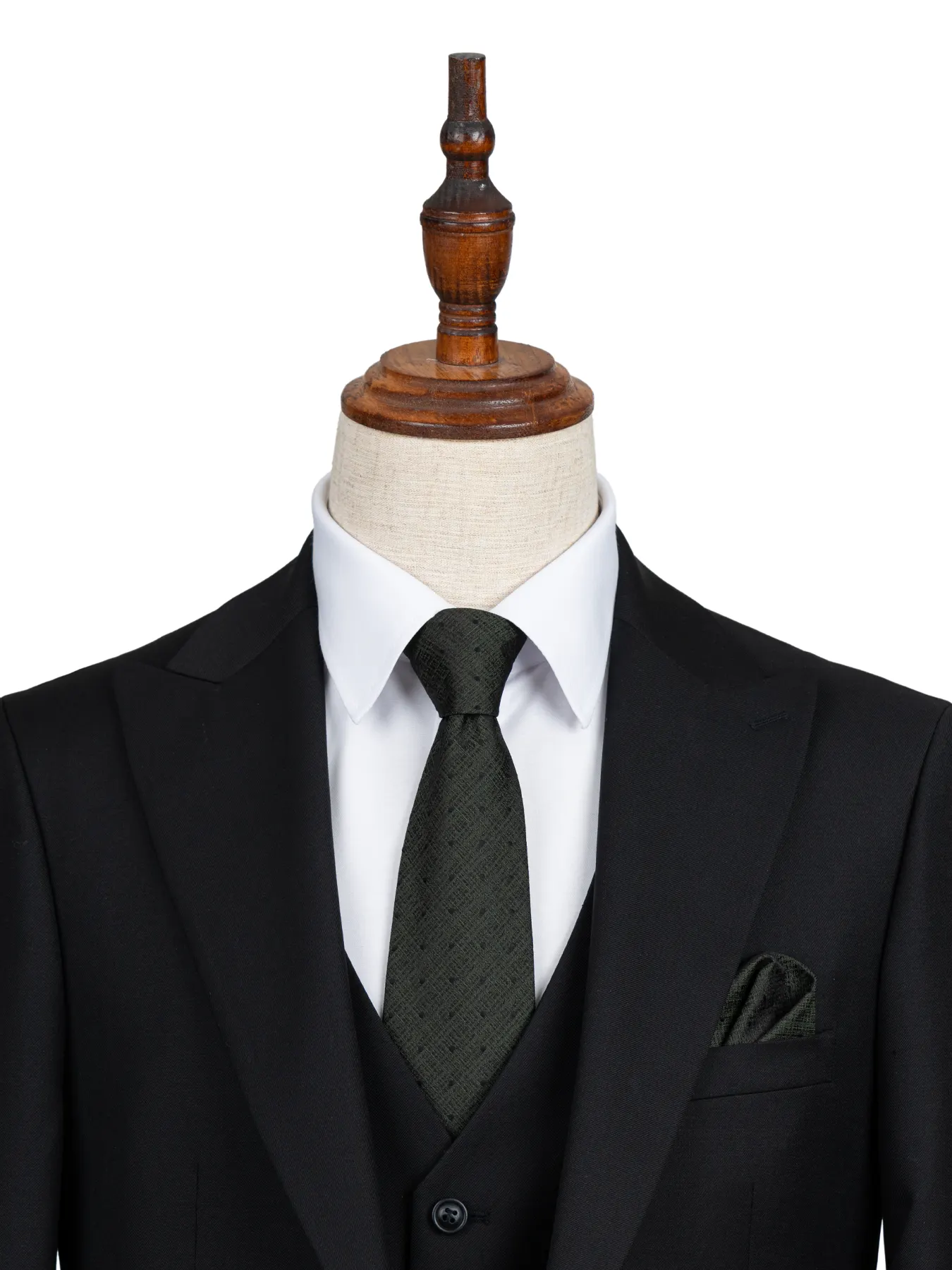 کت و شلوار و ژیله مشکی ال سی من 41