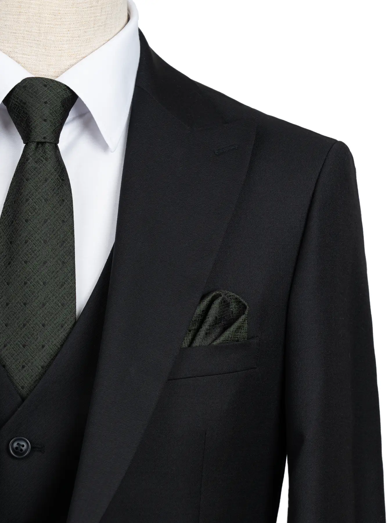 کت و شلوار و ژیله مشکی ال سی من 41